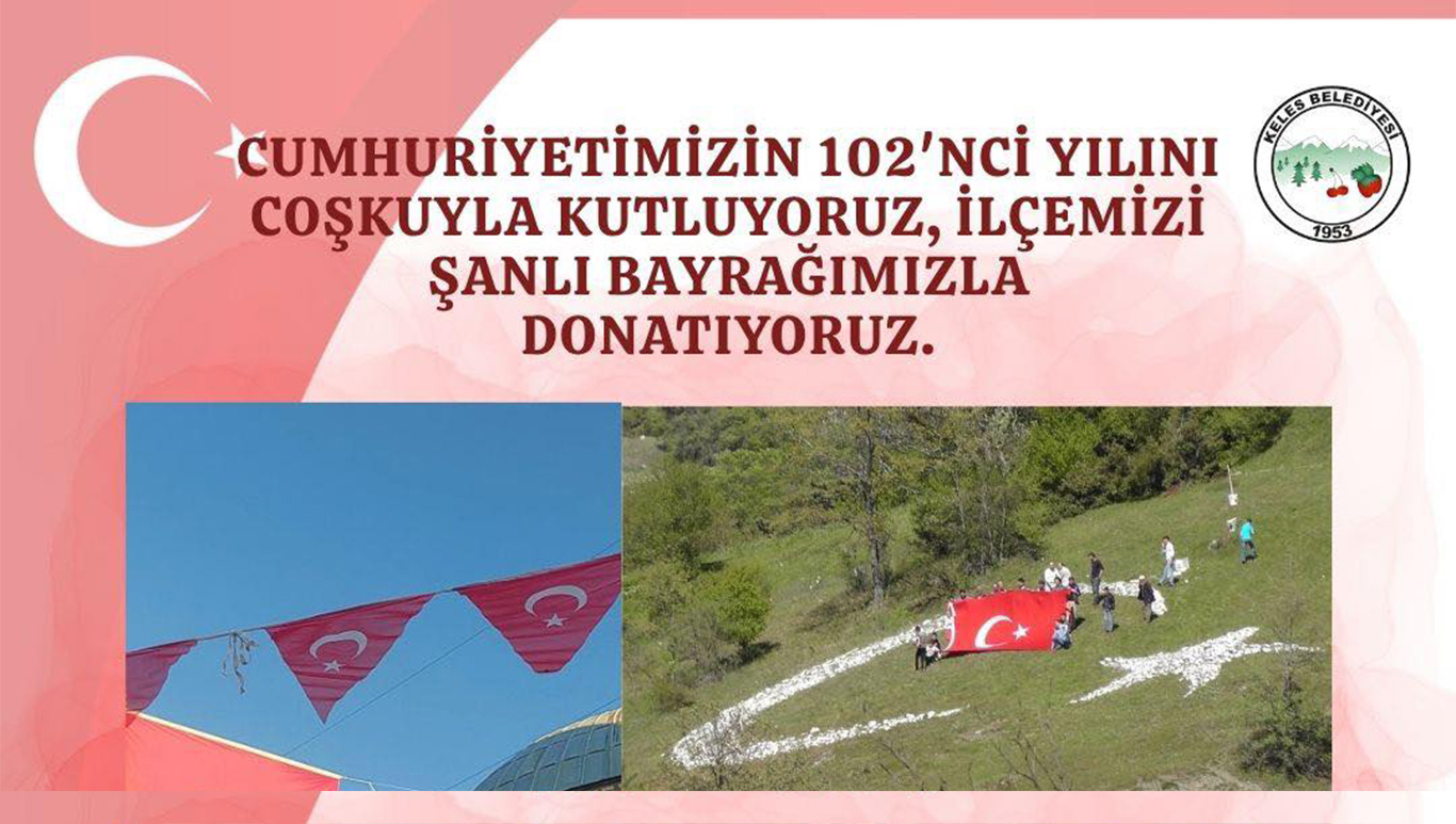İlçemizi Şanlı Bayrağımızla Donatıyoruz