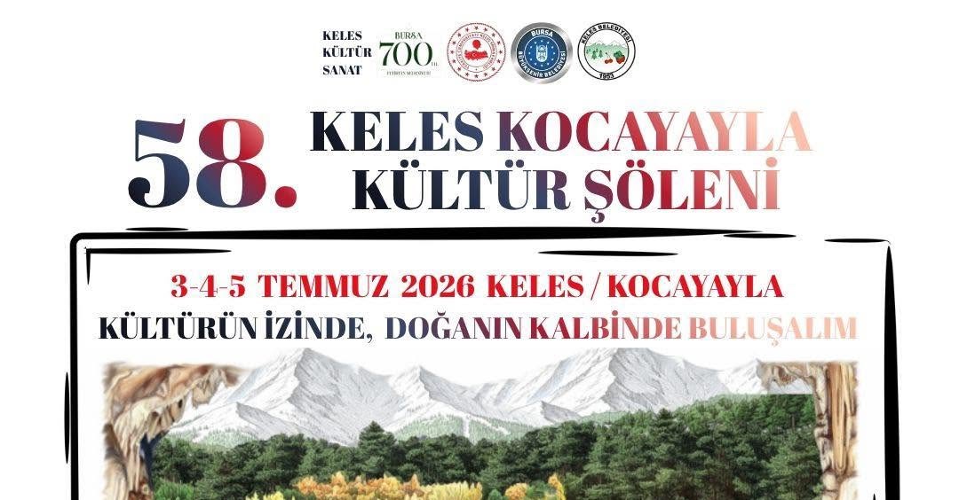 58. Keles Kocayayla Kültür Şöleni Başlıyor